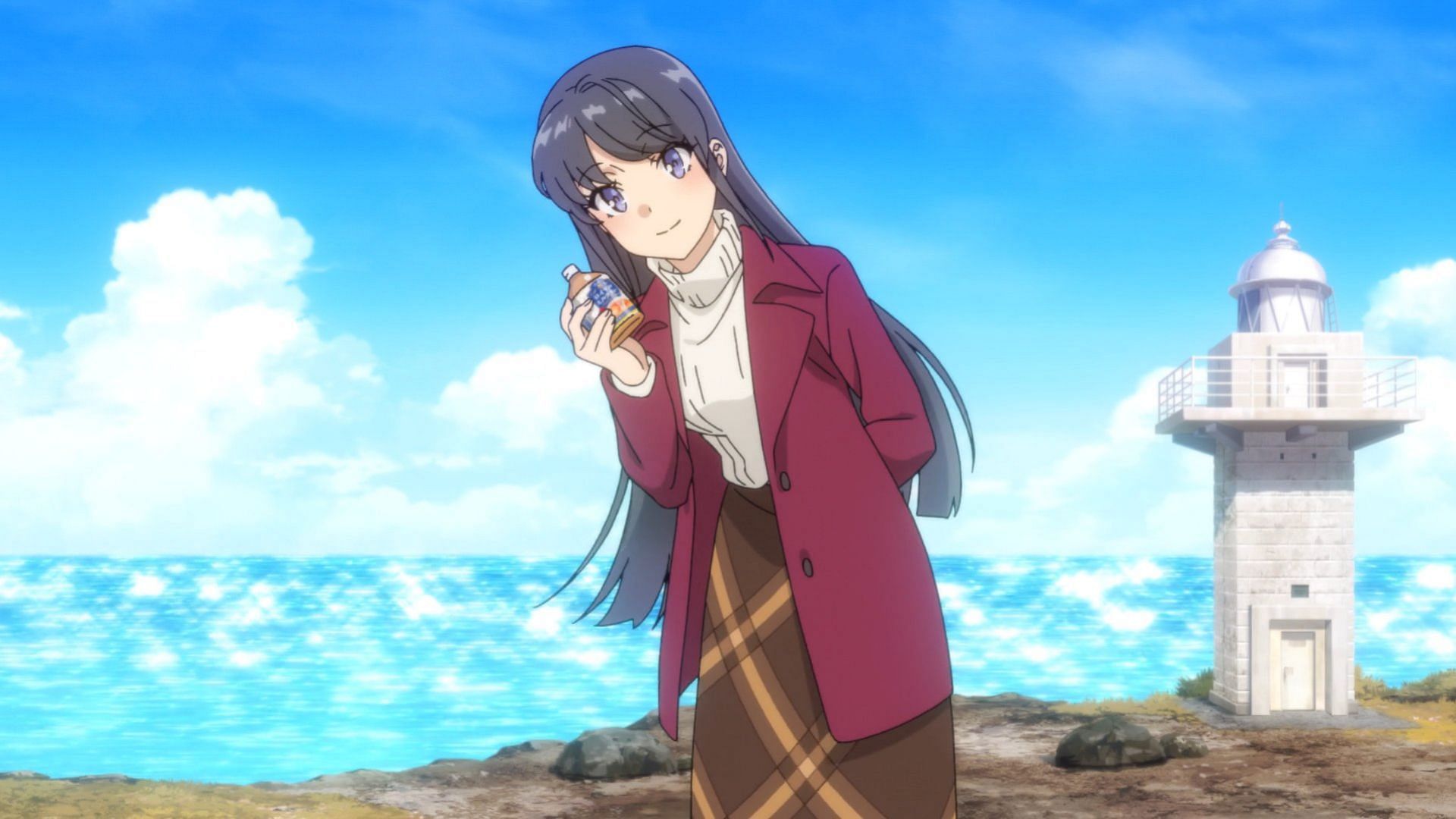Mai as seen in Rascal Does Not Dream of Santa Claus episode 1 (Image via Studio CloverWorks)